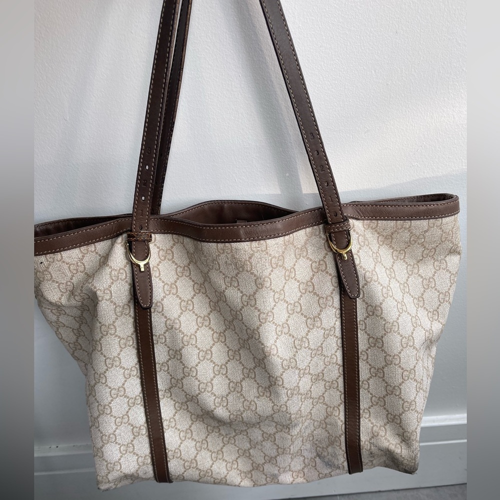 Gucci canvas tote